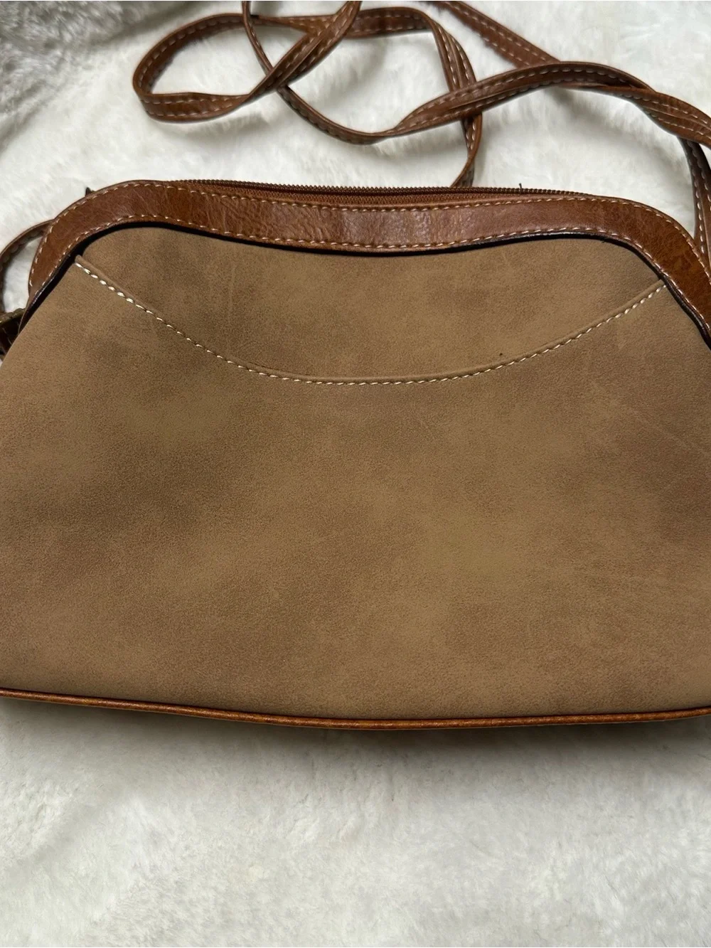 Brown BOC crossbody purse braided bag